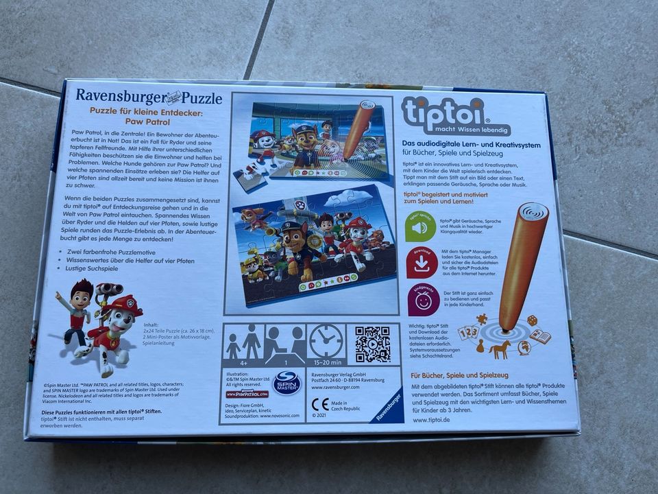 Tiptoi Puzzle Paw Patrol in Wolnzach