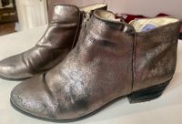 Buffalo: Ankle Boots goldbedampftes echtes Leder in Gr. 39/6 Berlin - Wilmersdorf Vorschau