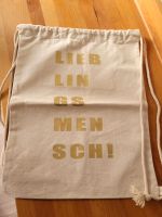 neue Baumwolltasche Lieblingsmensch Tasche 43 x 34,5 cm Hessen - Villmar Vorschau