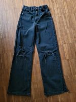 H&M Jeans Wide high waist schwarz Gr. 152 top Zustand Hessen - Nauheim Vorschau