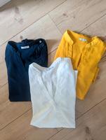 Kiomi Blusen 3er Set in Wickeloptik 34 (XS), weiß, gelb und  blau Bremen - Schwachhausen Vorschau