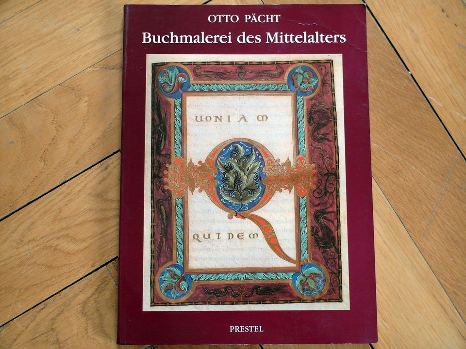 Kunstbuch "Otto Pächt - Buchmalerei des Mittelalters" in München