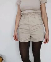 Kurze Highwaist Hose beige von H&M Niedersachsen - Rehlingen Vorschau