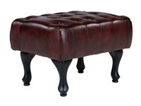 Massivum Hocker Chesterfield Design Pittsfield Echtleder antik rot Fußhocker Polsterhocker Hartholz Federkern Wohnzimmer Herrenzimmer Leder Sitzkomfort Rindsleder Polstermöbel Büromöbel Pittsfield Leipzig - Großzschocher Vorschau