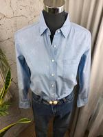 Gant Hemd Bluse Sterne Print blau Jeans Mode Baumwolle 38_40 Dortmund - Scharnhorst Vorschau
