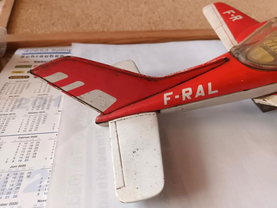 Blechflugzeug Made in France Joustra F-RAL RALLYE in Leverkusen