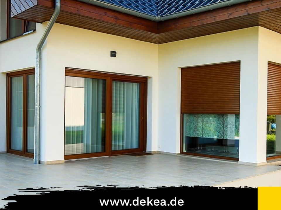 Kunststoff Balkontür 1300x2250 Terrassentür PVC-Fenster bis zum boden Kunststofffenster DREH/KIPP Festverglasung Flügelfenster Tür nach Maß ohne Lüftung, Fensterbänke Rolladen in Dresden