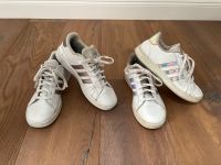 Adidas Turnschuh weiß Grand Court Silber & Bronze Gr 36 Niedersachsen - Wittingen Vorschau