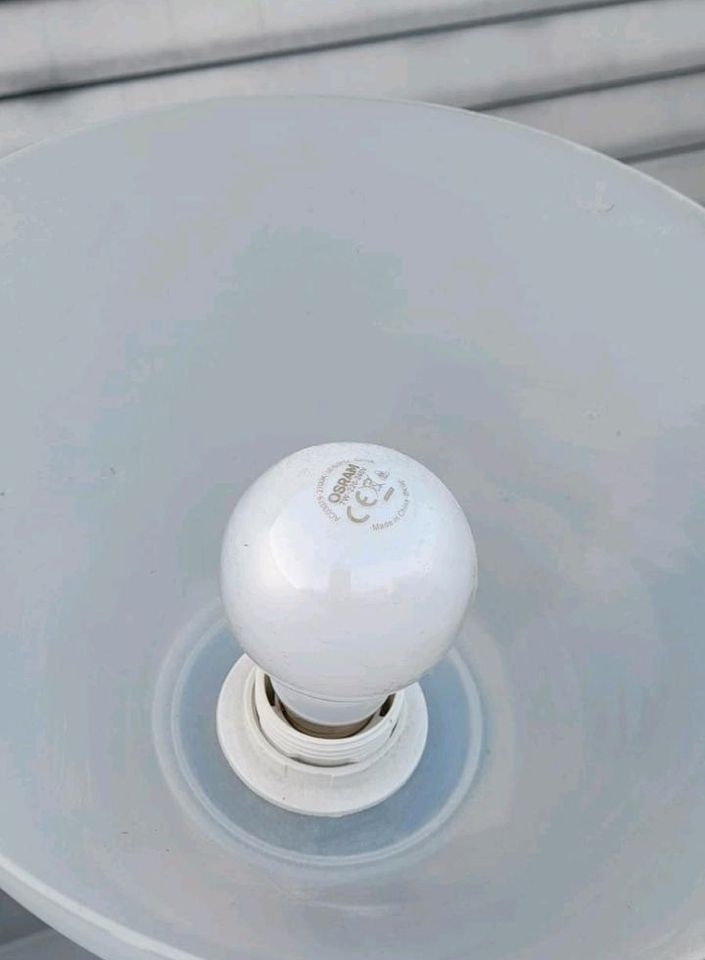 Stehlampe LED mit Leseleuchte grau silber Poco Deckenfluter in Heidenau