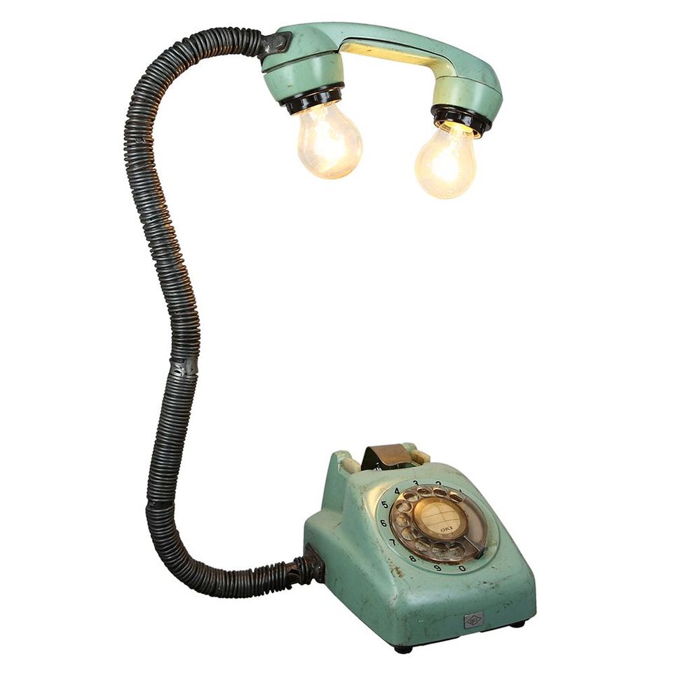 MF Tischlampe Schreibtischlampe Old Phone aus Metall Farbe NEU in Gladbeck