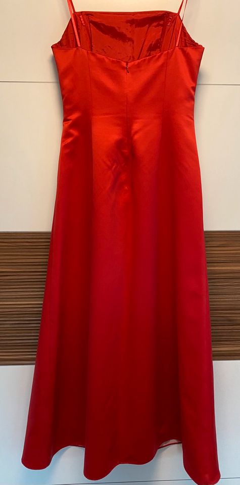 Rotes langes Abendkleid Gr. 42 in St. Wendel