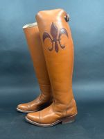 Reitstiefel Maßanfertigung Cognac Fleur de lys 38 Brandenburg - Dreetz Vorschau