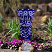 Bleikristall vase überfang kristallglas bohemia böhmen glas Thüringen - Eisenach Vorschau