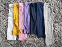 3/4 Leggins 110 116 Mädchen sehr guter Zustand rosa lila blau Hessen - Schöneck Vorschau