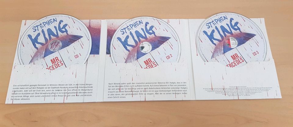 Hörbuch MP3 Stephen King Mr. Mercedes in Kleinrinderfeld