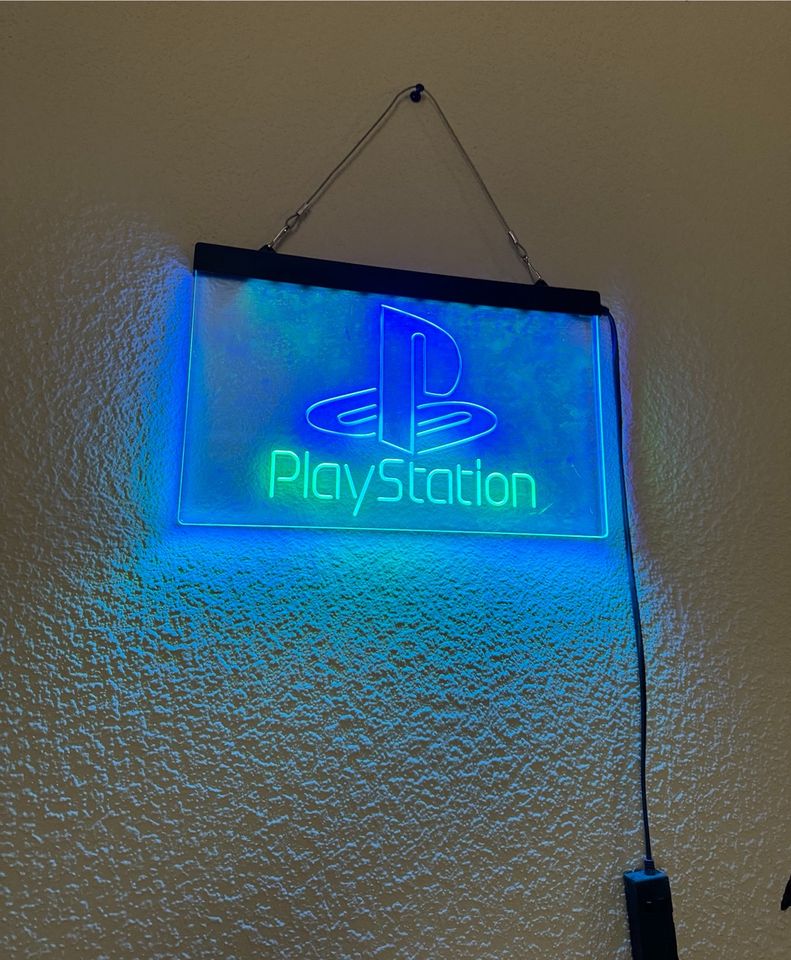 Playstation LED Reklame - Schild in Wadern