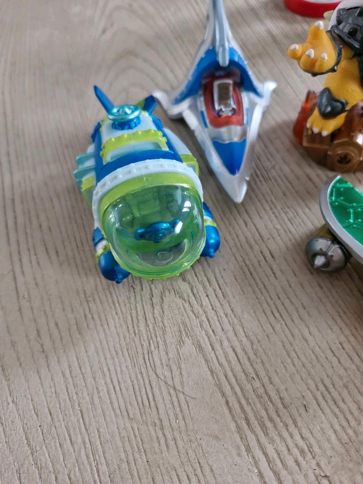 4er Set Videospiel Skylander Supercharger Bowser Flugzeug in Apolda