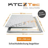 SA-90 Stahl Schachtabdeckung verzinkt begehbar 900 x 900 mm Nordrhein-Westfalen - Hiddenhausen Vorschau