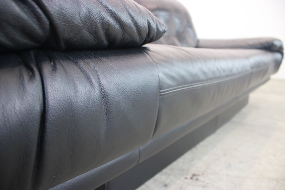 Rolf Benz Sofa 345 Modell Zweisitzer Designer Couch Schwarz Leder in Berlin