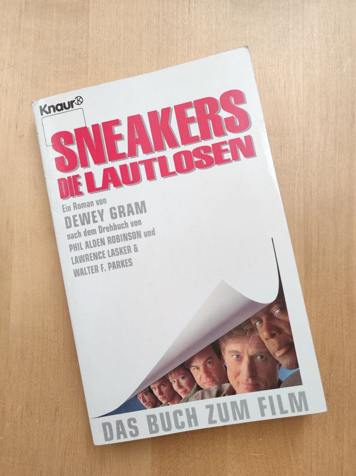 "Sneakers - Die Lautlosen", München, 1992, Buch zum Film, Knaur! in Leipzig