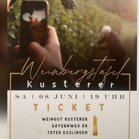 Ticket Weinbergstafel morgen 8.6. günstig abzugeben Stuttgart - Bad Cannstatt Vorschau