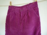 Cord Shorts Bermuda Benetton Vintage High Waist Pink Lila 36 34 Berlin - Hellersdorf Vorschau