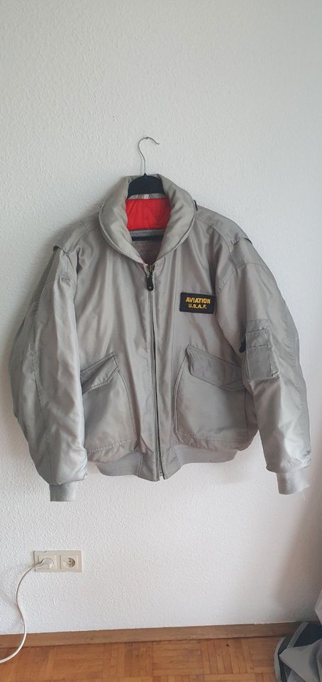 Vintage US Airforce Fliegerjacke Bomberjacke in Aachen