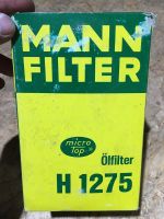 2 Stück Mann Filter Ölfilter H1275 Mercedes zu verkaufen Rheinland-Pfalz - Oberirsen Vorschau