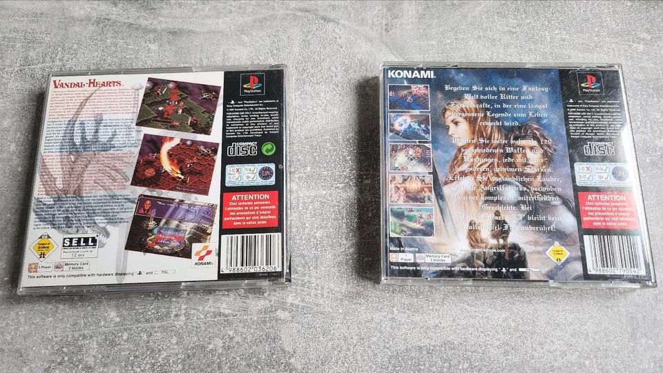 Vandal Hearts 1 und 2 Konami PS1  / Playstation 1 in Troisdorf