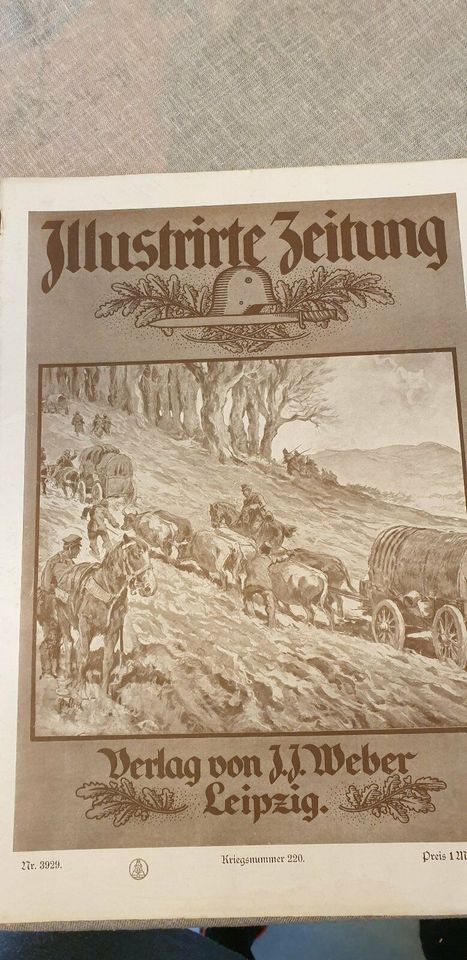 fast vollstaendige Illustrierte Zeitschrift 1. Weltkrieg 1914-18 in Taufkirchen