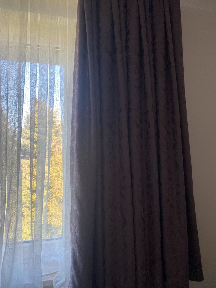 Vorhang grau gemustert in Senden