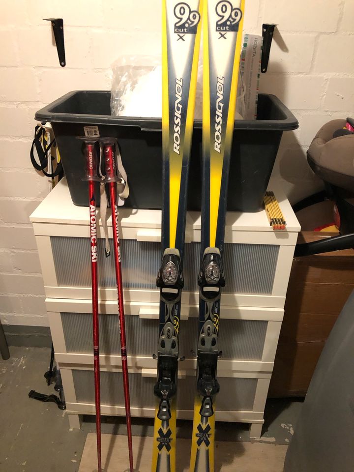 Rossignol Skier 170cm + Ski Stöcker in Willich