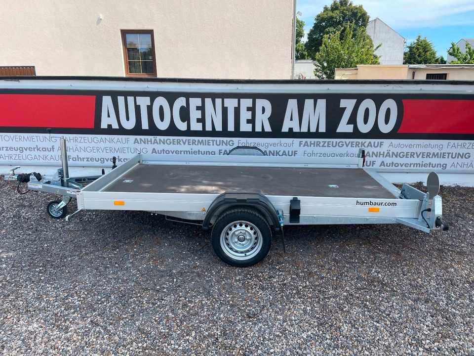 Absenkanhänger für Kleinwagen und bis zu 3 Motorräder 100 km/h in Magdeburg