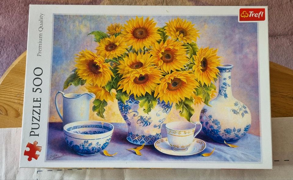 Trefl Puzzle Sonnenblumen, 500 Teile, 48 x 34 cm, OVP in Blaichach