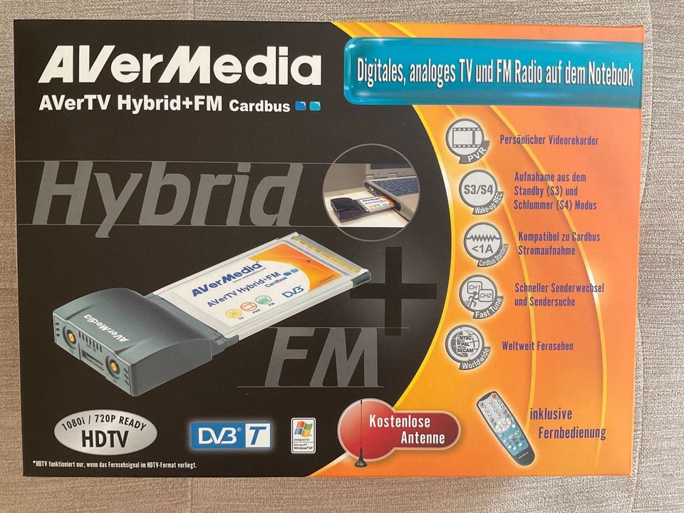 AVer Media Hybrid FM Cardbus mit Antenne in Nittendorf 