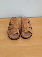 Pantoletten Leder Comfort mit weichem Fußbett, Gr.43, Gebraucht Bayern - Heilsbronn Vorschau