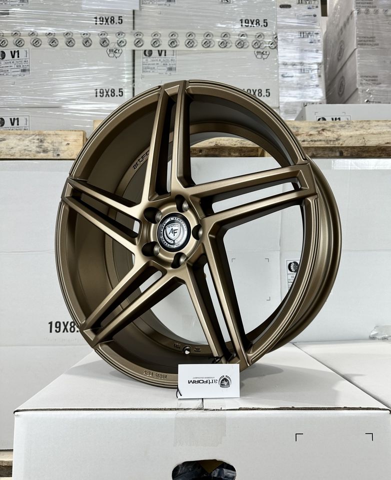 Artform AF601 20 Zoll Felgen für VW Golf 5 6 7 8 Passat Scirocco Arteon Phaeton Sharan GTI GTD GTE egolf 6R 7R 8R B5 B6 B7 B8 CC 3C 13 R 3H 3D 7N Sommerräder Winterräder silber Reifen Volkswagen in Neckarsulm