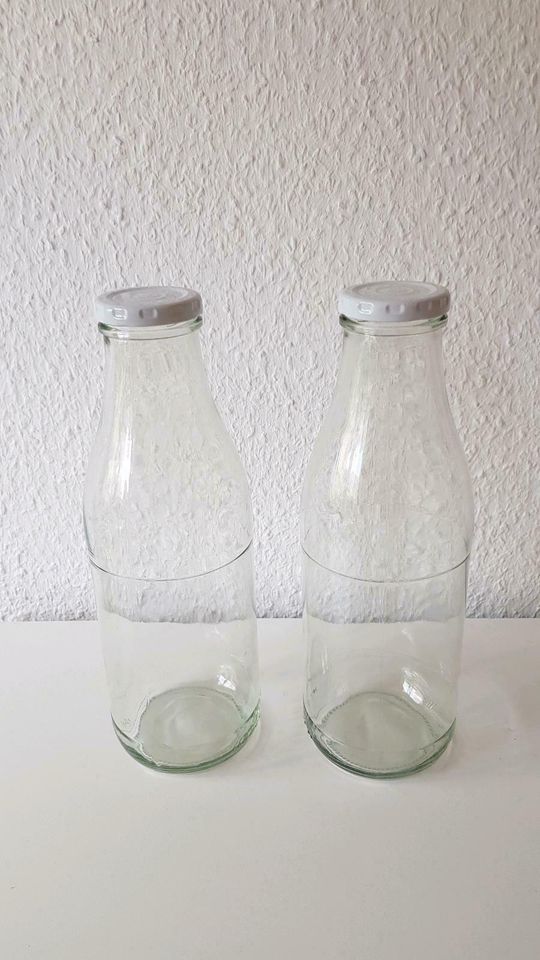 Glasflaschen als Deko oder Aufbewahrung, 1 Liter in Heidelberg