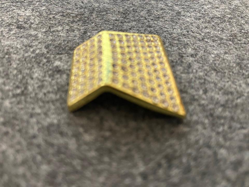 Lenkrad Emblem Logo Iced Out für Porsche gold Sticker Tuning in Schleiden