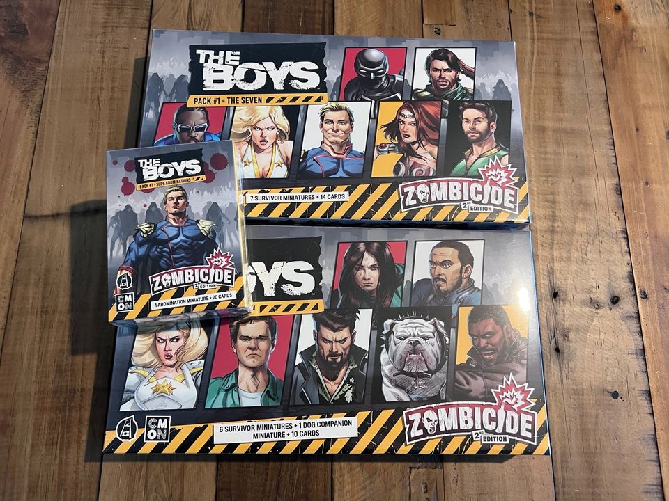 Zombicide - The Boys - Pack 1&2 + Preorder Exclusiv in Mahlow