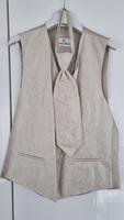 Wilvorst Weste mit Plastron + Einstecktuch, creme, XL, Hochzeit Kreis Pinneberg - Elmshorn Vorschau