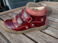 schicke süße Klettschuhe Gr. 23 rot Glanz mit Strasssteinen Leder Saarland - Saarlouis Vorschau