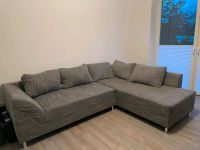 Sofa Couch Grau mit Kissen Niedersachsen - Rotenburg (Wümme) Vorschau