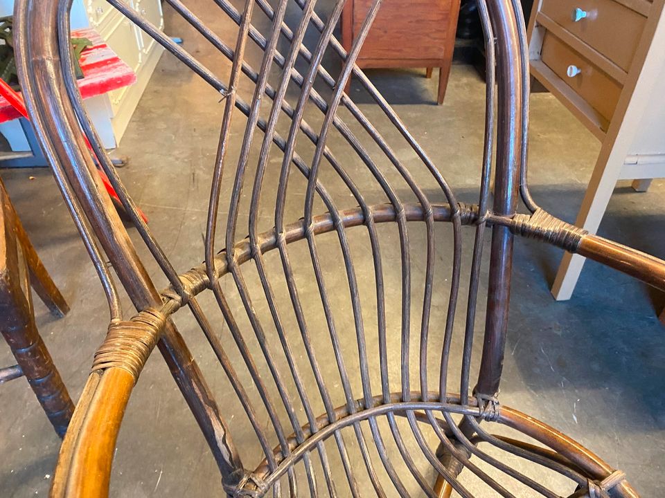 Stuhl aus Bambus 60er Jahre vintage in Telgte