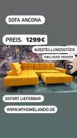 Sofa Couch Wohnlandschaft inklusive Hocker Ausstellungsstück Schleswig-Holstein - Lübeck Vorschau