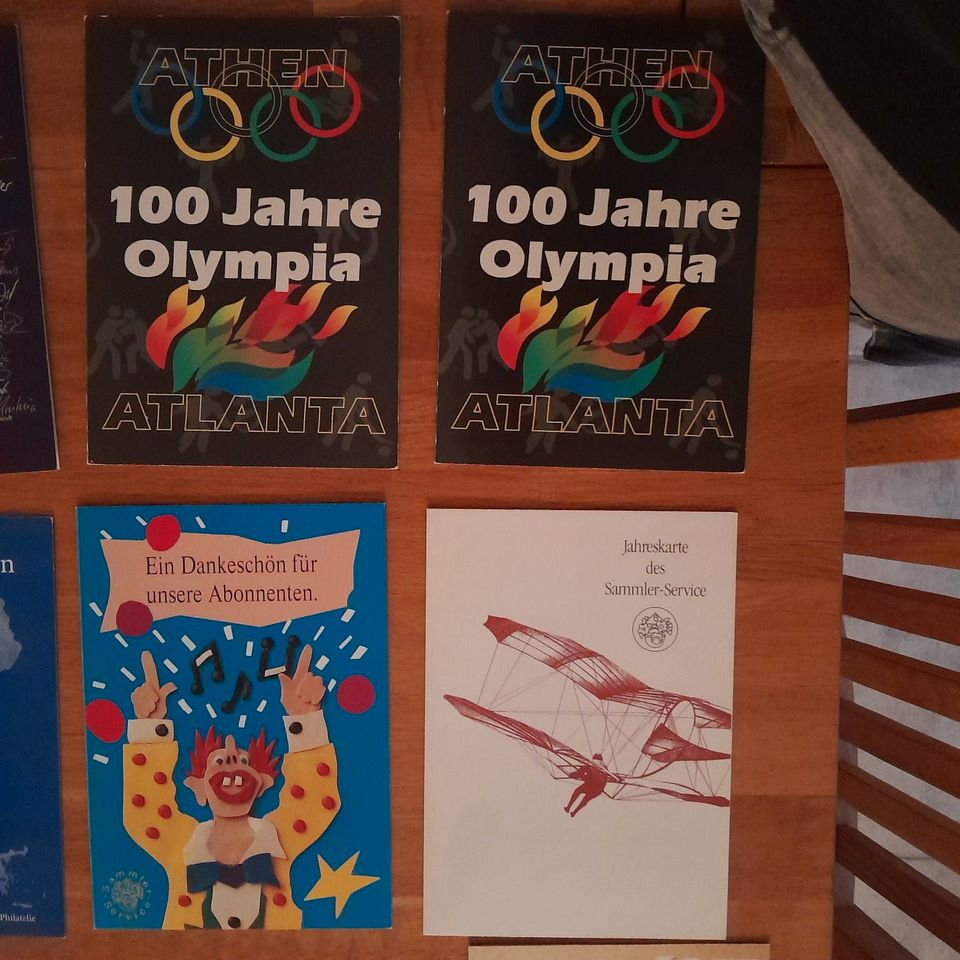 Ein Konvolut von 16 Briefmarken in Faltblättern zu verkaufen in Bad Iburg