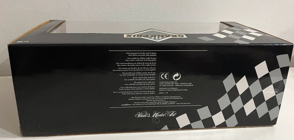 PMA Minichamps 1:18 Grand Prix Mercedes Sauber C12 Modellauto OVP in Erftstadt