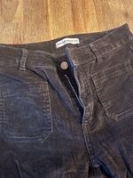 Schwarze Kord Hose von Pull&Bear gr 34 Hamburg Barmbek - Hamburg Barmbek-Süd  Vorschau