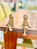 Messingfigur Frosch, Pärchen, Kantenhocker Bayern - Kalchreuth Vorschau