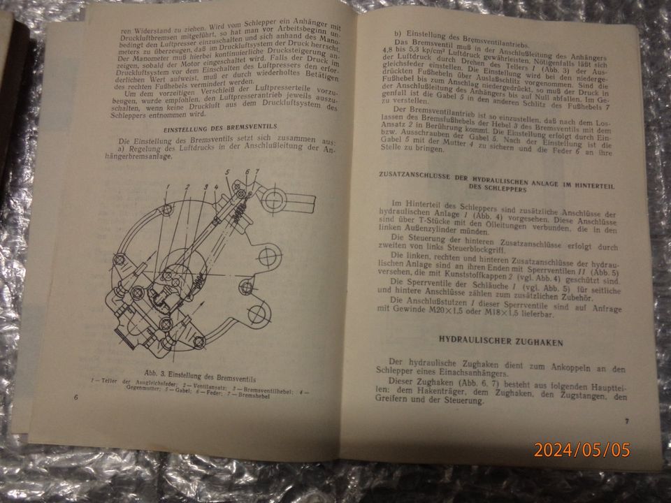 Belarus MTS org. Bedienungsanleitung Literaturpaket in Eibau-Walddorf